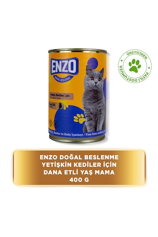 Dana Etli Konserve Yaş Kedi Maması 400 Gr X 24