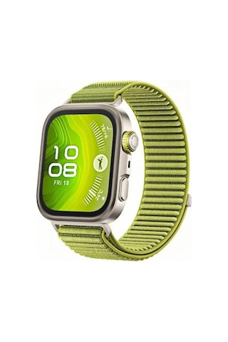 Huawei Watch Fit 4/fit 4 Pro/fit 3 Kordon Dalgalı Cırt Cırt Hasır Kordon
