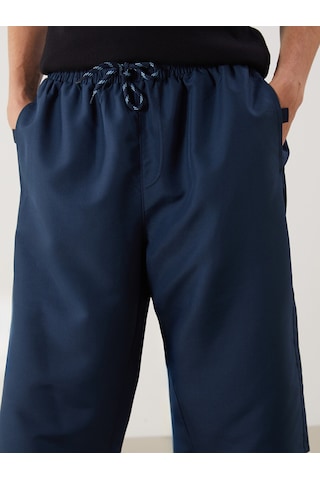 Lcw Swımwear İndigo Diz Altı Boy Erkek Deniz Şortu