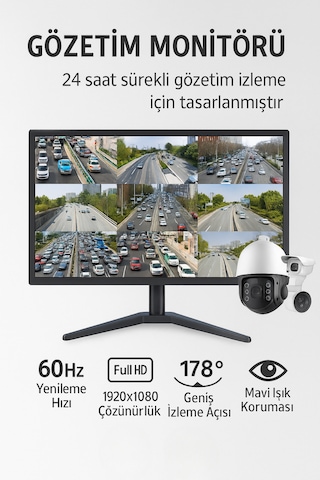 19 Geniş Ekran 60 Hz Led Monitör