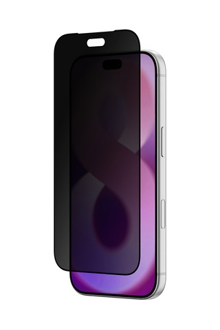 Apple iPhone Uyumlu 18 Pro Amazingthing Radix Privacy Parmak İzi Bırakmayan Temperli Cam Ekran Koruyucu Siyah
