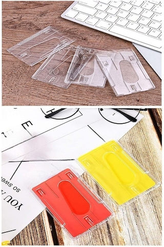 Şeffaf Kart Kılıfı Kimlik Ehliyet Kredi Kartı Koruyucu 1 Adet Pvc Plastik Kart Koruma Kabı