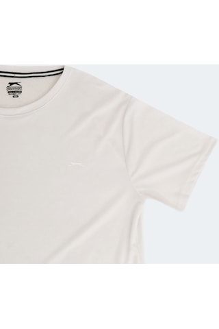 Slazenger Odalıs Büyük Beden Erkek Kısa Kol T-Shirt Beyaz St13Te157-000