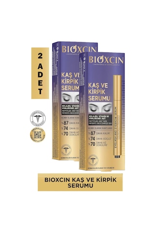 Bioxcin Kolajen Ve Hyaluronik Asit İçerikli Kaş Ve Kirpik Serumu 2 x 3 ML