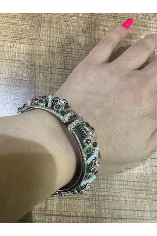 Etnik Otantik Boncuklu Kelepçe Kadın Bileklik Çok Renkli