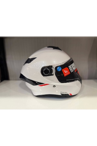 Mt Helmets Targo S Solid Kask Parlak Beyaz S-