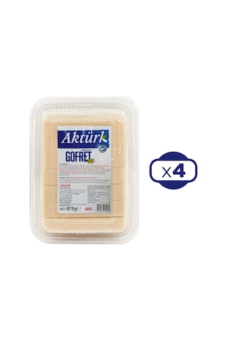 Aktürk Vanilyalı Gofret 475 Gr X 4 Adet