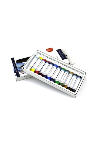 Faber Castell 12 Renk Tüp Sulu Boya 12 Ml 169503
