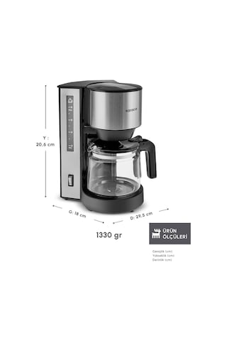Karaca Freshbrew Inox Filtre Kahve Makinesi
