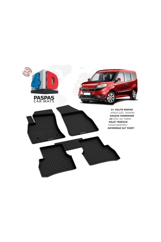 Türkmen Fiat Doblo 2 4d Havuzlu Paspas 2010 Ve Üzeri