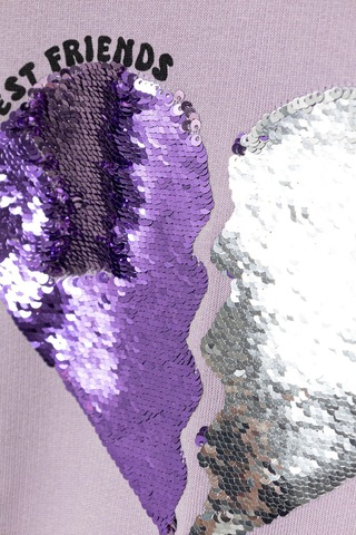 United Colors Of Benetton Kız Çocuk Sweat 3j68c10qı Lila Lila