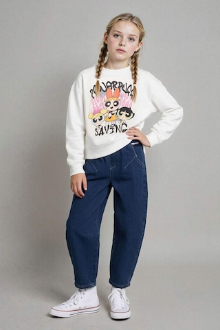 Defacto Kız Çocuk Balloon Fit Geniş Paça Jean Pantolon F2608a825aunm34 Mavi