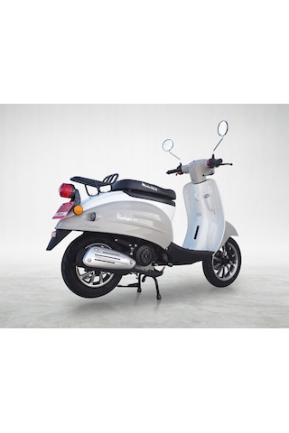 MOTOLUX VİNTAGE 50cc SCOOTER MOTOSİKLET - Gri