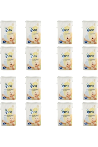 Ipek Maxi Bebek Temizleme Pamuğu 60'lı 16 Paket