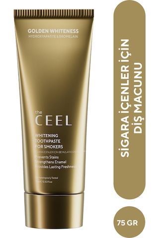 The Ceel Sigara İçenler İçin Beyazlatmaya Yardımcı ve Ferahlatıcı Diş Macunu Bromelain İçerikli 75 gr