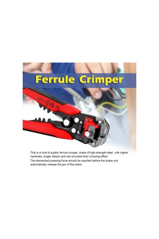 Tenfowee Yüksek Kaliteli Ferrule Krimper: Ergonomik Tasarım, Kaymaz Tutma Yeri Ve Uzun Ömürlü Kullanım Yeşil