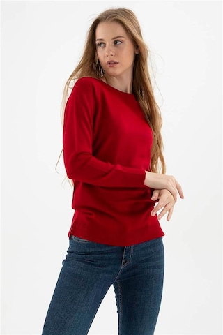 Fashion Friends Kadın Kazak Kırmızı 24k0024k1 25ke21000007 E2117 Kırmızı