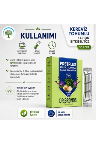 Çareburada Dr. Bronos Prst Kereviz Tohumlu Karışık Bitkisel Toz 30 Stick