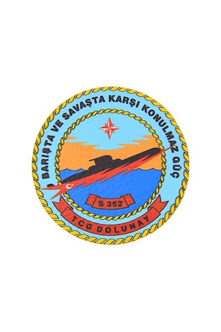 Tcg Dolunay - Cırt - Patch - Peç - Arma - 8 Cm Çok Renkli