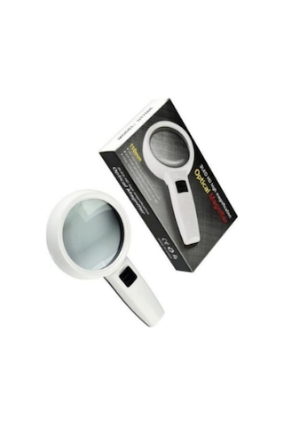 Bushman 5 X Led Işıklı Büyüteç Beyaz 95 MM