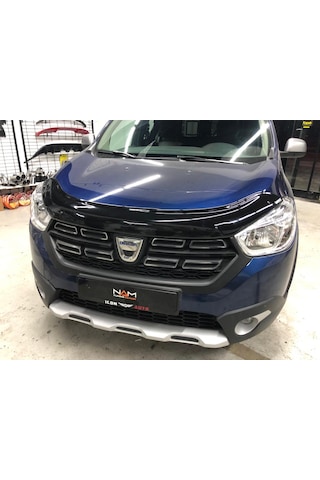 Dacia Dokker Kaput Rüzgarlığı Kaput Koruma 2012+ Parlak Siyah