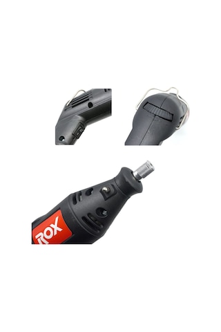 Rox 0074 Mini Taşlama Gravür Makinası Hobi Seti 210 Parça