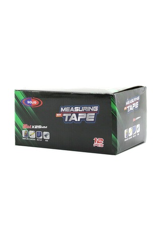 Solid Measuring Tape Lux Şerit Metre - 5 M X 25 Mm- 12'li Paket Diğer
