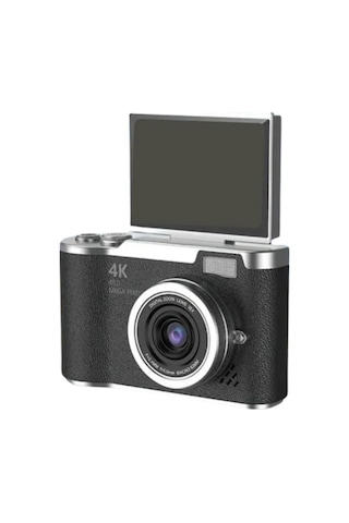 4k Video Çekim Özellikli Dijital Kamera 48 Mp 8x Zoom Ve 180 Derece Döner Ekranlı Standart