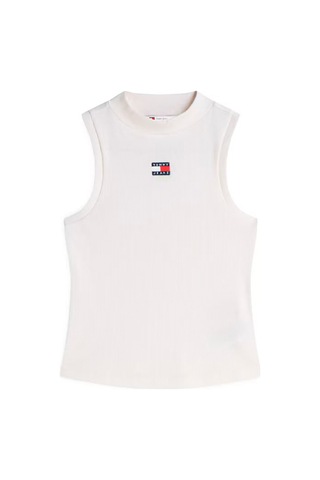 Tommy Hilfiger Kadın Marka Logolu Günlük Kullanıma Uygun Bbeyazz T-shirt Dw0dw23478 Ybh