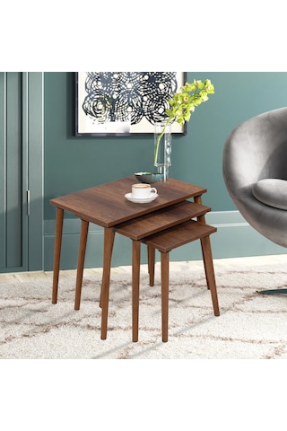 Neptün 3 Lü Zigon Sehpa Barok