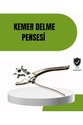 Epilons Znv Zenvia Mey İthalat Deride Kemer Çanta Ayakkabı Delme Pensesi 6 Uçlu Döner Başlıklı Tamir Aleti Znv2025 Cmn Renkli