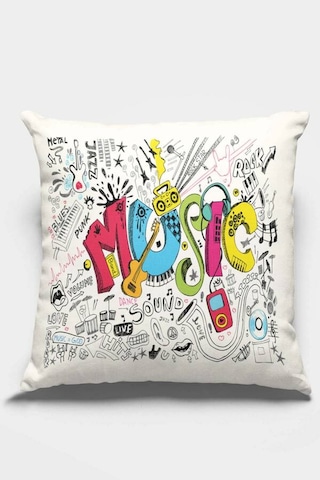 Çok Renkli Pop Art Çift Taraflı Yastık Kırlent Kılıfı Krl030n11