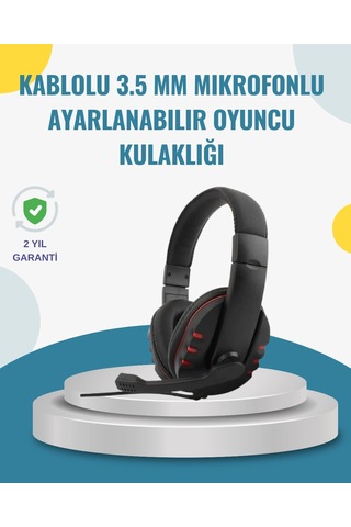 Mey Najmaddin Kırmızı Kulaklık Stereo Mikrofonlu Dayanıklı Örgü Kablolu Najmaddin
