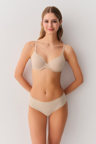 Suwen Invisible Lazer Kesim Midi Slip Külot Sw9936089 Ten