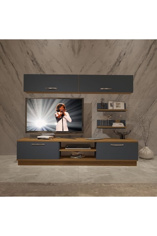 Decoraktiv Eko 5b Mdf Dvd Tv Ünitesi Tv Sehpası Pera - Antrasit