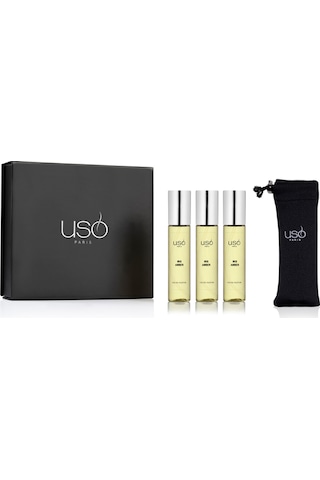Uso Iris & Amber Erkek Parfüm Travel Set 3 x 15 ML