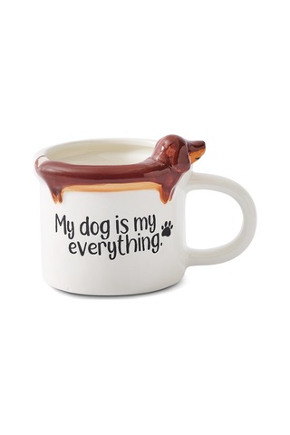 Aryıldız Aryıldz Mood Köpek Figürlü Kupa 315ml 278321 Beyaz - Kahverengi