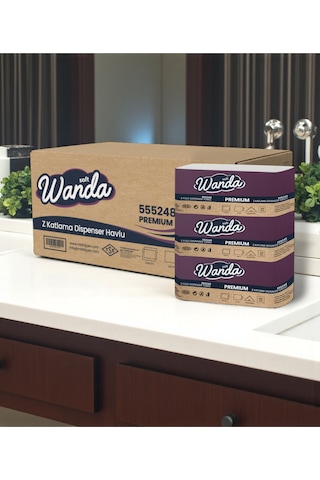 Wanda Soft Z-katlama Havlu Kağıdı 24cm 200