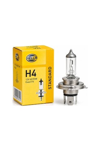 H4 12v 60/55w Halojen Uzun Kısa Far Ampulü Tekli