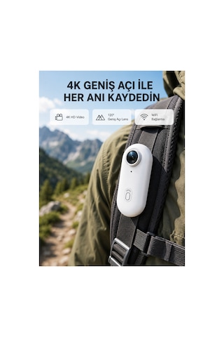 Tek Najma 4k Full Hd Spor Kamerası 360 Klips Ve Wifi Özellikli Yeni