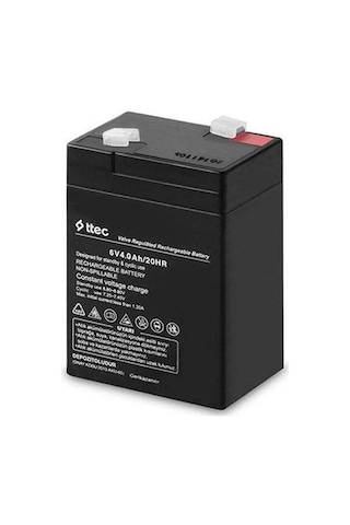 Ttec 6 Volt 4 Amper Bakımsız Kuru Akü Ttec 6 Volt 4 Amper Bakımsız Kuru Akü