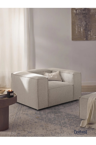 Most Mollis Berjer Silinebilir 01 Lüks Bukle Beyaz Kumaş Yumuşak