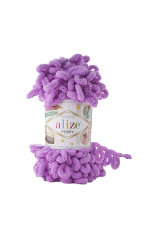 Alize Puffy El Örgü İpi (5 Li Paket) - 378-Orkide Alize Puffy El Örgü İpi (5 Li Paket) - 378-Orkide