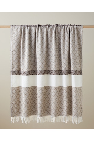 English Home Rumi Koltuk Şalı 130x170 Cm Kahve-bej Kahve-bej