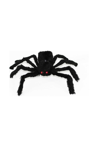 Halloween Cadılar Bayramı Siyah Örümcek 30cm