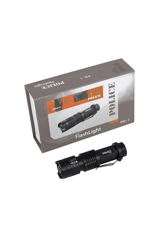 Ps-1 Cree Led Şarj Edilebilir El Feneri Full Set