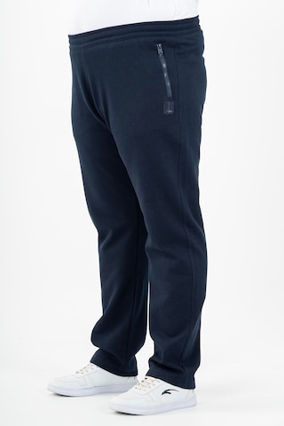 Maraton Sportswear Büyük Beden Erkek Düz Paça Basic Lacivert Eşofman Altı 22371-Lacivert