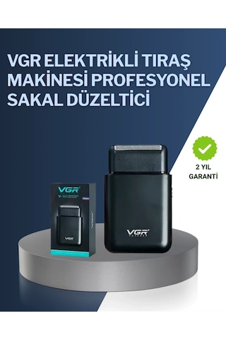 5 W Güçlü Usb Şarjlı Sakal Şekillendirici İki Başlıklı, Su Geçirmez Tasarım