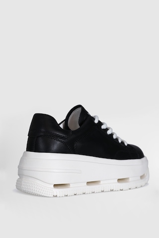 Lufian Agatha Kadın Sneaker Ayakkabı Siyah Siyah 121230007100100 Siyah