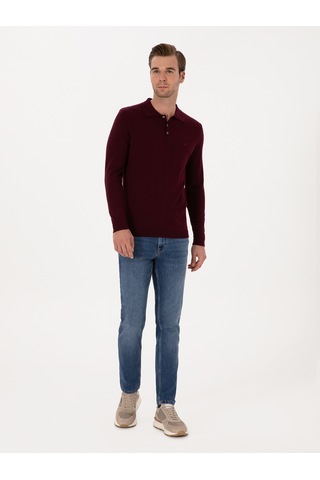 Cacharel Açık Mavi Slim Fit Pamuk Karışımlı Jean Pantolon
